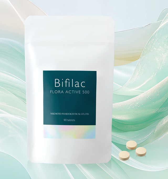 Bifilac FLORA ACTIVE 500 ビフィラック フローラアクティブ500タブレット 健やかな毎日のために、 善玉菌をサポート。